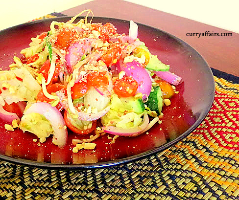 Salad with Thai Dressing