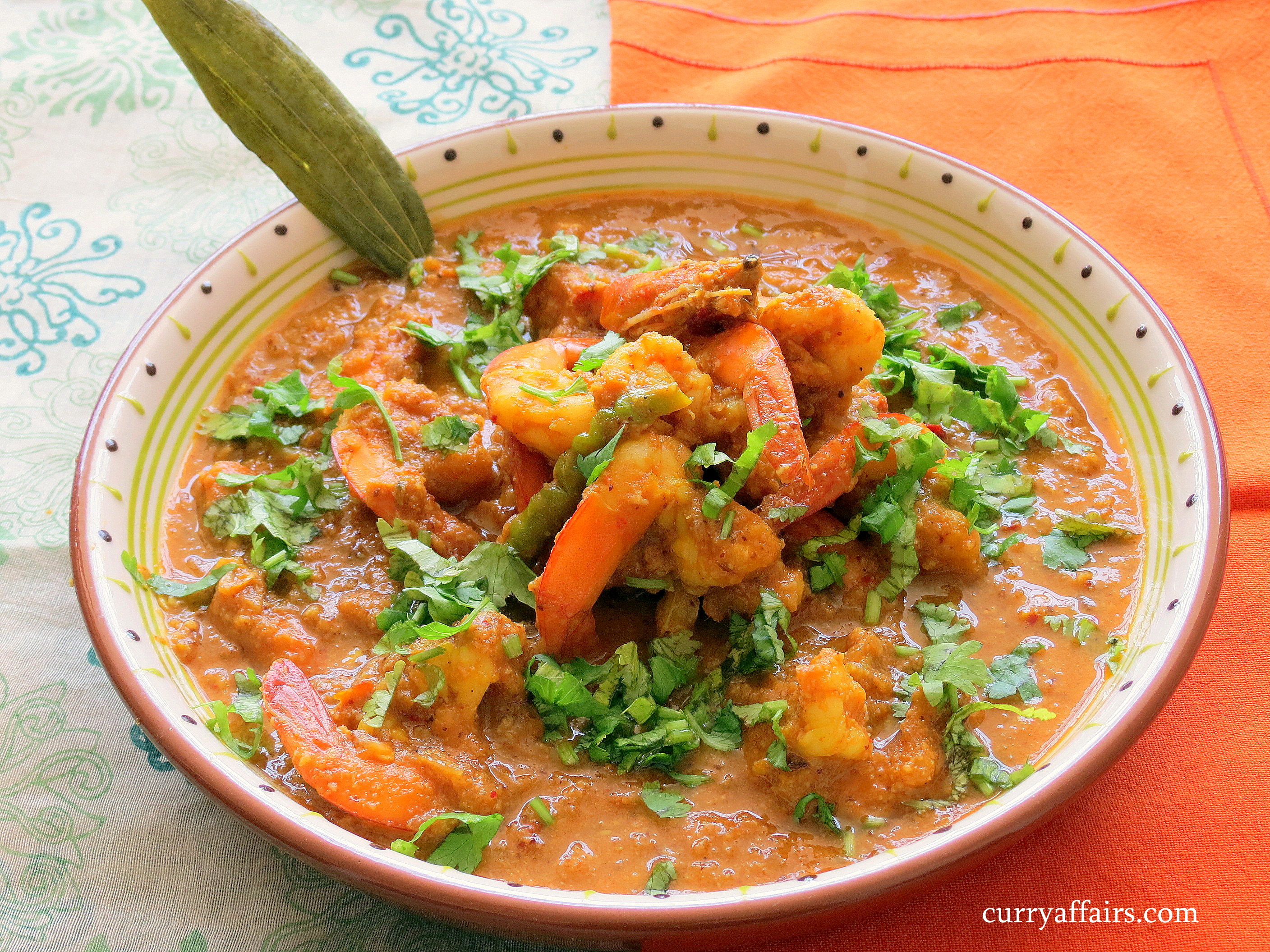Chingri Malai Curry - Chingri Macher Malai  , Traditional Bengali Prawns curry